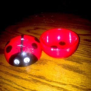 Ladybug Ashtray set
